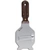 Affettatartufi acciaio inox e legno palissandro lama ondulata