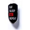 Stemma per bastoni "Eat Sleep Ski Repeat"