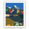 Francobollo adesivo Nepal