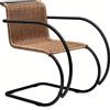 KNOLL sedia con braccioli MR con rivestimento in Rattan - 247 LBX ARN