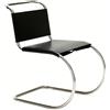 KNOLL sedia senza braccioli MR con rivestimento in cuoio - 256 CC L 80