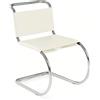 KNOLL sedia senza braccioli MR con rivestimento in cuoio - 256 CC L 84