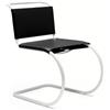 KNOLL sedia senza braccioli MR con rivestimento in cuoio - 256 C91 L 80