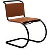 KNOLL sedia senza braccioli MR con rivestimento in cuoio - 256 CBX L 82