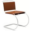 KNOLL sedia senza braccioli MR con rivestimento in cuoio - 256 C91 L 82