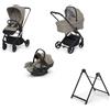 Foppapedretti Trio Tic Toc Ebony con Seggiolino Auto Disk Infant Rekline - Foppapedretti Desert