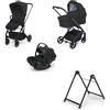 Foppapedretti Trio Tic Toc Ebony con Seggiolino Auto Disk Infant Rekline - Foppapedretti Ebony