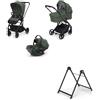 Foppapedretti Trio Tic Toc Ebony con Seggiolino Auto Disk Infant Rekline - Foppapedretti Olive