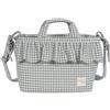 Walking Mum Borsa Fasciatoio Praliné Vichy - Walking Mum Matcha