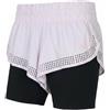 SWEATY BETTY Aerial 2 In 1 Pantaloni Sportivi Da Donna Rosa Staccabili