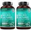 Nutravita Fermenti Lattici Probiotici - 60 Capsule Probiotici Donna e Uomo | per Intestino - 60 miliardi CFU e 21 Ceppi Batterici - Fermenti Lattici Adulti con Lactobacillus Gasseri & Inulina - Vegane