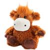 Warmies Peluche a forma di calabrone per microonde, orsacchiotto ponderato leggermente profumato con lavanda francese, cuscino termico completamente riscaldabile, misura junior, sollievo dal caldo o