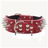 haoyueer Elegante collare per cani con estremità appuntite, elegante collare in pelle per cani di taglia media e grande, Pitbull, Labrador, Boxer, Rottweiler, Pastore tedesco