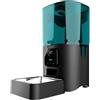 Cecotec Distributore Automatico Cibo Gatti e Cani Pumba 6000 Purrfect Meal Smart Vision. Controllo Wifi, Camera, Registratore Vocale, 6L, Controllo Porzioni fino a 10mm, Allarme, Ciotola Acciaio Inox