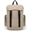 Johnny Urban Zaino Uomo e Donna Beige - Finley - Zaino Casual per Tempo Libero, Lavoro, Università, Viaggi - Daypack con Molti Scomparti - Scomparto per Laptop da 16" - Idrorepellente