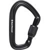 BLACK DIAMOND Hotforge Screwgate Carabiner - BLACK
