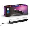 Philips Hue Play White & Colour Ambiance Barra LED RGB, Lampada Smart per TV e Gaming, Lampada LED Dimmerabile compatibile con Amazon Alexa, Google Assistant e Apple HomeKit, Nera