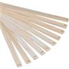 Hontaog Set 10 Listelli in Legno per Argilla, 5 Misure 3 4 5 6 7 mm, Guide Spessore per Stendere Argilla, Strumenti per Ceramica e Modellazione, per Lastre Uniformi