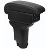 OYHCM Auto Bracciolo Compatible with Fiat 500 （2012-2017）Bracciolo Console Centrale Braccioli Poggiabraccio Braccio Vano Portaoggetti Doppio Spazio di Archiviazione Pelle Nera