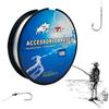 BullTek Lenza da Pesca in Nylon - 100 M - 0,3 mm - 9,6 KG - Monofilo, Bobina di Filo da Pesca, Resistente agli Strappi, trasparente, per Pescatori di Mare, Fiume, Lago