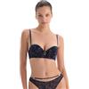 Dagi Reggiseno da Donna Completamente Imbottito con Dettagli per Accessori, Colore Blu Navy, 80A EU
