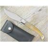 arburesa COLTELLO scuoio 27 CM SARDEGNA SARDO MANICO in corno montone ARBURESA ARBUS