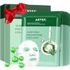 ASYBO 20 pezzi maschera collagene, aloe vera, polipeptide collagene, maschera viso idratante per acne, dopo il sole, lenitiva, anti-invecchiamento e anti-rughe