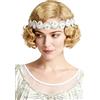 BABEYOND Flapper - Fascia per capelli da donna, stile anni '20, stile Gatsby, accessorio vintage da donna