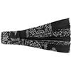 LIPODO Bajala Fascia per capelli da donna | Bandana in cotone 100% | Fascia fermacapelli alla moda in taglia unica (52-60 cm) nero | Accessorio da indossare tutto l'anno