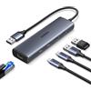 UGREEN Hub Ethernet USB-A Adattatore LAN 1000 Mbps con 4 Porti Convertitore di Rete Gigabit con 2 Tipo C 3.2 10Gbps Compatibile con iPhone, iPad, laptop con Windows, Mac OS, Linux, ecc.