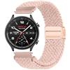 GIOPUEY Cinturini Compatibile con OnePlus Watch 2R, Cinturino in Morbido Nylon Intrecciato [Unisex] [Traspirante] - Pink