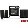 K KYUER A1819 Batteria per Mac-Book Pro 13 13-pollici A1706 Retina (Late Fine 2016 Mid Centro 2017) Touch Bar BTO/CTO EMC 3071 3163 MLH12LL/A MLH12D/A MPXV2LL/A MLVP2LL/A MNQF2LL/A MNQF2HN/A MNQG2LL/A 49.2Wh