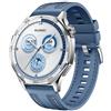 GIOPUEY Cinturini Compatibile con Huawei Watch GT 6 46mm/6 Pro/GT5/5 PRO/GT 4, Morbido Silicone Cinturino [Resistente all'Usura] [Traspirante] - Dark Blue