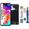 It'Go Full INCELL Display per Samsung A70 A705 6.5 LCD Schermo di Ricambio Touch Screen con Strumento Nero con Telaio di Alta Qualità
