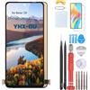 YHX-OU 6.67'' Nero TFT LCD Schermo per Oppo Reno12F CPH2687 CPH2637 LCD Display Touch Screen Digitizer Ricambio Assembly con Utensili Inclusi E Vetro temperato