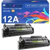 Tito-Express EcoSerie Toner 12A Q2612A compatibile con HP LaserJet 1010 1012 1015 1018 1020 1022 1022n 1022n 1022nw 3015 3020 3030 3050 3052 305 M105 M131 9 M1319f MFP M1005MFP M1319FMFP Nero Multipack 2