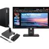 Lenovo ThinkCentre M75q G5 A7 16 512 + ThinkVision T27QD-40 27 QHD Docking Processore AMD Ryzen 7 PRO 8700GE 3,65 GHz - 5,1 GHz, Windows 11 Pro 64, 512 GB SSD TLC Opal - M75QBUNDLE1EUB