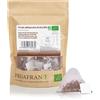 FRISAFRAN | Piramidi di tè rosso Pu Erh Bio 30Un | 60g | Dimagrimento | Diuretico | Digestivo | Disintossicante | Bruciagrassi | Tè Drenante | tisana in bustine | tè puerh | infusione senza additivi