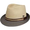 LIPODO CAPPELLISHOP Montenovo Cappello Trilby Pied de Poule Multicolore Prodotto in Italia Uomo Primavera Estate