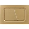 Mendorio Placca di Comando WC, Compatibile con Geberit Sigma, UP300 e UP320, Piastra Doppio Scarico, Dimensioni 246×164 mm, Completa di Set di Leve di Scarico e Telaio di Montaggio (Oro opaco)