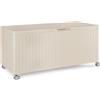 Bizzotto Baule portacuscino con ruote ocean seta