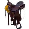 Natowa Sella western endurance Natowa in cuoio rovesciato naturale