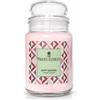 Price's Candles Soft Sakura - Candela Profumata in Giara Grande 560 g, Durata fino a 130 Ore, Fiori di Ciliegio, Fragranza Fruttata & Floreale, Vetro con Coperchio