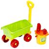 Theo Klein 7619 Klein Goes BIO carretto con Set Secchiello, Carretto Robusto in plastica Organica, incl. Secchio, rastrello, Pala e setaccio, Giocattolo per Bambini a Partire da 1 Anno