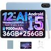 Blackview Tablet 12 Pollici Android 15 Tablet 90Hz, 36GB RAM+ 256GB