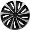 AUTO-STYLE Autostyle Pp 5394Sb Set Di 4 Copricerchi Grip 14 Pollici Argento/Nero, 35,5 Cm