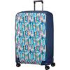 Samsonite - Copri valigia pieghevole L, Multicolore (City Print)