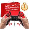 Ruibopad Ymir Luna Controller Upgrade Wireless Bluetooth Gamepad per Fire TV, PC, PS4, ALPS Sticks senza drift, pagaie programmabili, turbo, batteria da 1200 mAh, sensore giroscopio, compatibile con Amazon