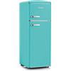 Severin RKG 8934 Retrò - Frigorifero Doppia Porta, 206 Litri, Statico, colore Turchese