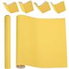 PATIKIL Tela Per Legatoria, 51 X 11 Pollici Tessuto Per Riparazione Legatura Superficie In Tessuto Con Supporto In Carta Forniture Per Legatoria, Giallo